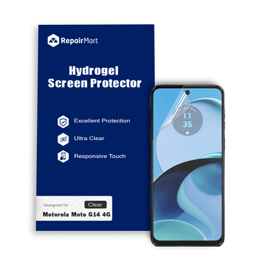 Motorola Moto G14 4G Compatible Premium Hydrogel Screen Protector With Full Coverage Ultra HD